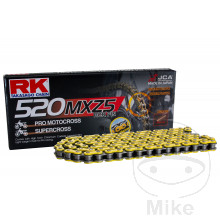 RK Standardkette gelb 520 MXZ5 /114 Kette offen mit Clipschloss