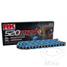 RK Standardkette blau 520 MXZ5/112 Kette offen mit Clipschloss