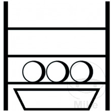 Fassregal für 3X60 Liter. mit Auffangwanne