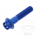 Schraube 6 Kant JMP Bolt M8X1.25 mm 35 mm Alu Racing blau