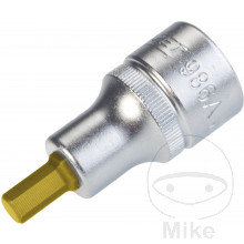 Innensechskant-Stecknuss 1/4ZOLL 1/2 Länge 52 mm