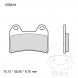 Bremsklotz Sinter LA Brembo Alternative: 7329048