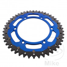 Kettenrad Dual 48Z Teilung 520 blau ZF Innendurchmesser 130 Lochkreis 150