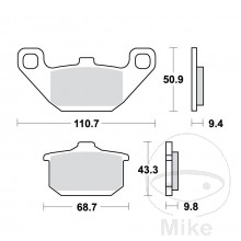 Bremsklotz Standard TRW Alternative: 7326952