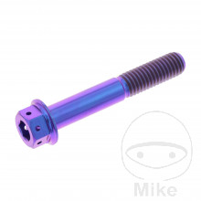 Schraube Dualdrive M8X1.25 mm 50 mm Titan Racing violett