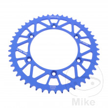 Alu-Kettenrad 50Z Teilung 520 blau JT Innendurchmesser 136 Lochkreis 156