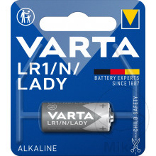 Gerätebatterie Lady LR1 Varta 1er Blister Alkaline