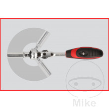 Umschaltknarre 1/4 Mini T-Griff Schwenkkopf