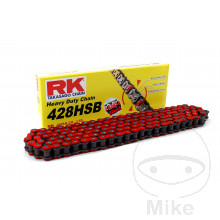 RK Standardkette rot 428 HSB Meter Preis pro Kettenglied mit Clipschloss