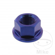 Bundmutter M10X1 mm Titan blau