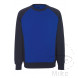 Sweat-Shirt Mascot Größe M kornblau/schwarz-blau