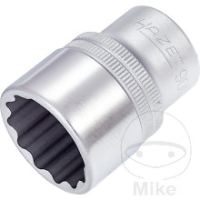 Stecknuss 12 Kant 1/2 Zoll 24 mm Länge 44 mm