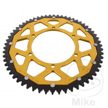 Kettenrad Dual 60Z Teilung 428 gold ZF Innendurchmesser 108 Lochkreis 123
