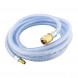 Druckluftschlauch GEWEBE LW9 5 Meter mit Messing Kupplung + Nippel