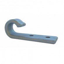 Zweiloch-Planenhaken PVC 66X20MM
