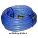Druckluftschlauch GEWEBE LW9 5 Meter mit Messing Kupplung + Nippel