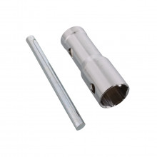 Zündkerzenschlüssel Schlüsselweite 16 mm + 18 mm + 21 mm mit Kreuzknebel Länge 73 mm JMP