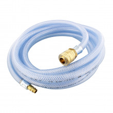 Druckluftschlauch GEWEBE LW9 5 Meter mit Messing Kupplung + Nippel