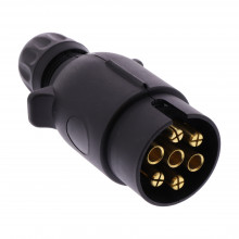 Stecker 7-polig 12V Kunststoff Flachsteckanschluss