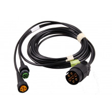 Kabelsatz Stecker 7-polig 7M Bajonett 5-polig Aspöck