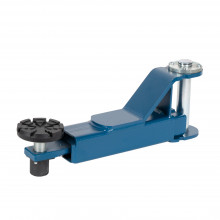 TRAGARM kurz  2-fach Teleskop. 870MM Nussbaum