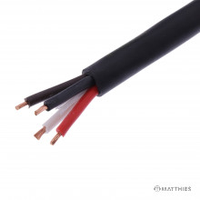 Kabel H05RR-für 4X1.5 schwarz Packung 50 Meter