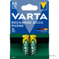 Akku-Gerätebatterie Mignon AA Varta 2er BLI PHONE