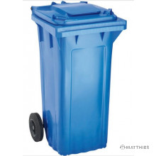 Mülltonne blau 120 Liter Kunststoff