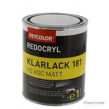 Klarlack 2K matt 1000 ml Redocryl HS 181