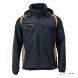 Jacke Softshell Mascot Größe M M Kapuze schwarz-blau/orange