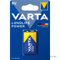 Gerätebatterie 9V Block Varta 1er Blister Longlife MQ 1566002
